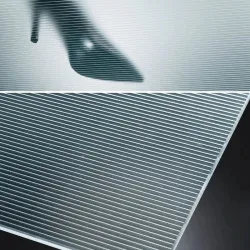 Plancher en verre antidérapant Linéa Flooring® 27.52mm 