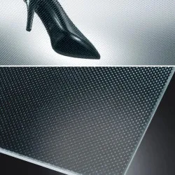 Plancher en verre antidérapant Punto Flooring® 27.52mm 