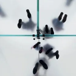 Plancher en verre antidérapant Diamond Plate Flooring® 31.52mm 