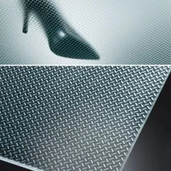 Plancher en verre antidérapant Diamond Plate Flooring® 31.52mm 