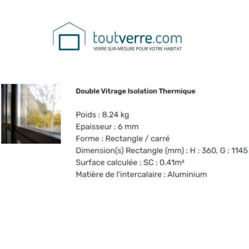 Devis sur mesure doubles vitrages isolation thermique