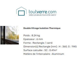 Devis sur mesure doubles vitrages isolation thermique