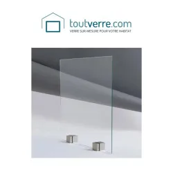 Devis sur mesure verre trempé clair 12mm 