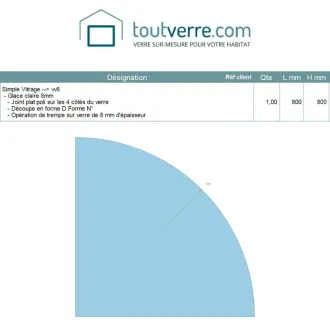 Devis ur mesure verre...