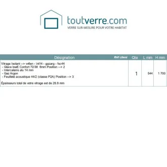 Devis sur mesure double...