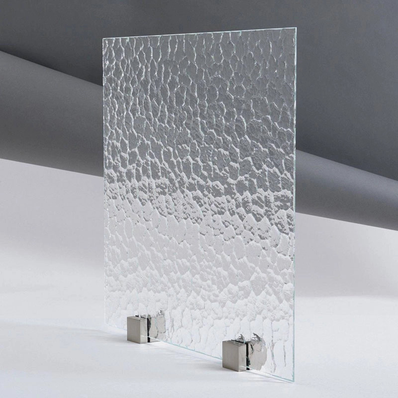 Échantillon de verre imprimé monumental