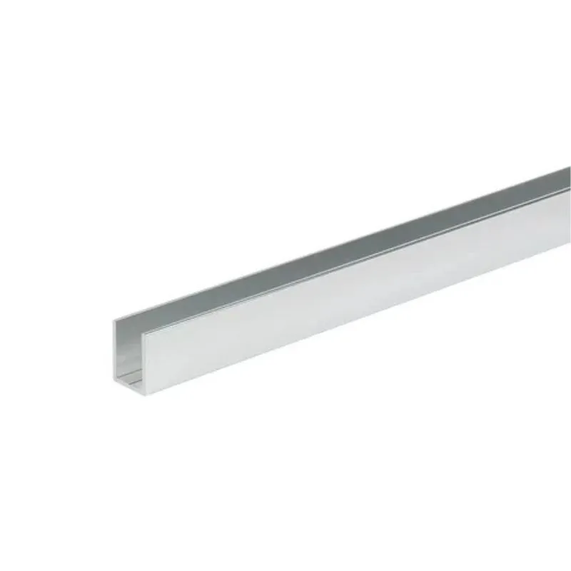 Profilé de paroi de douche aluminium poli