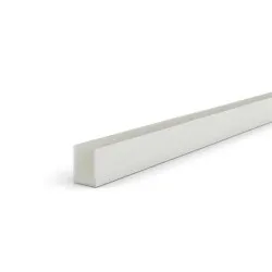 Profilé de paroi de douche blanc 