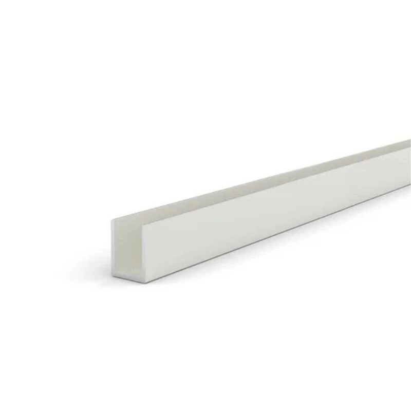 Profilé de paroi de douche blanc