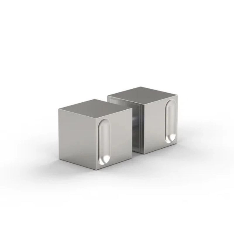 Poignée de porte de douche inox brossé mat