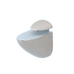 2 supports de fixation réglables pour tablettes en verre 