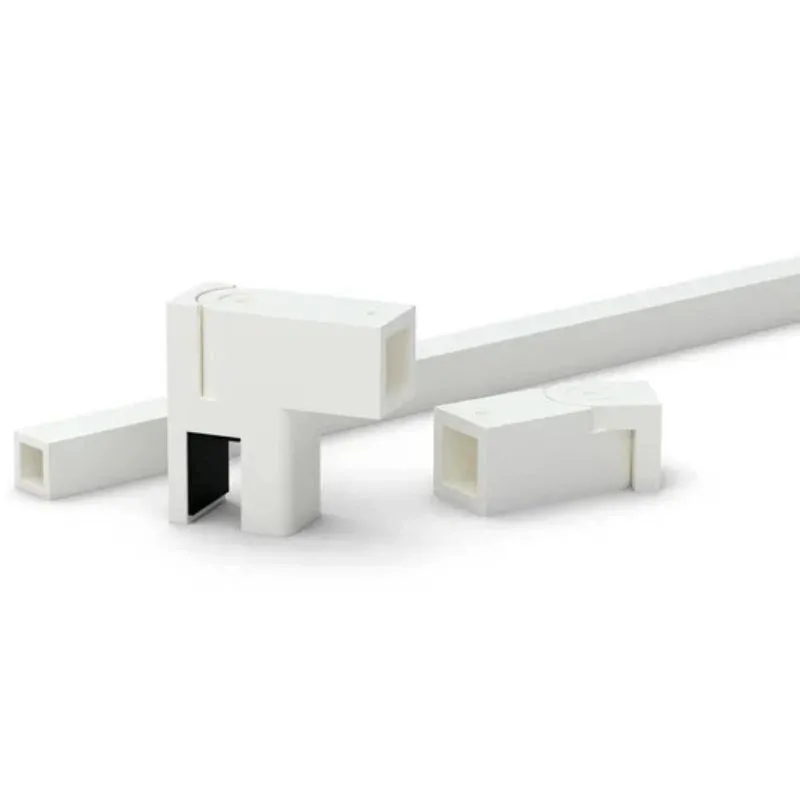 Barre de stabilisation de paroi de douche blanc mat
