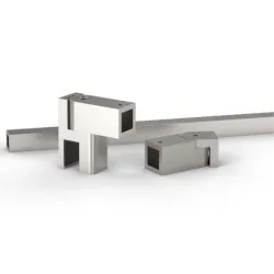 Barre de stabilisation de paroi de douche inox brossé 