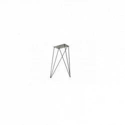 Pied double 71x60 cm pour bureau en verre. Acier collection FABRIQUE 