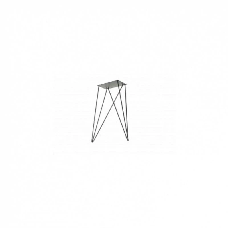 Pied double 71x60 cm pour bureau en verre. Acier collection FABRIQUE