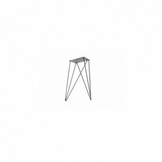 Pied double 71x60 cm pour bureau en verre. Acier collection FABRIQUE