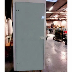 Porte Clarit® 827 en verre trempé clair de 8mm (verre pré-percé pour pose serrure et paumelles) 