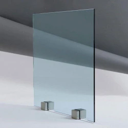 Verre Trempé Teinté Bleu 