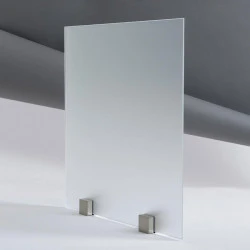 Verre Extra Clair Trempé Dépoli Acide 