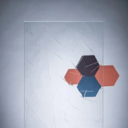 Verre Imprimé Trempé ANTIQUE Clair 