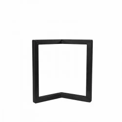 2 pieds M 40 cm Noir ou Doré pour table basse en verre 