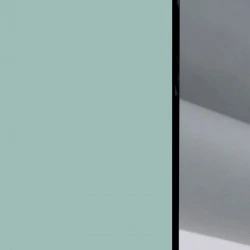 Miroir argenté vert sur mesure 6mm filmé 