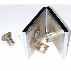 Pièce de fixation pour volumes fixe de douches 