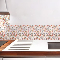 Verre trempé imprimé Terrazzo 