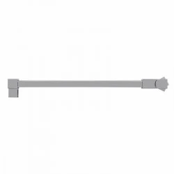 Barre raidisseur carrée articulée mur-verre 