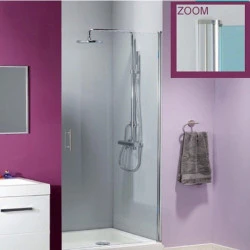 Profil articulé alu poli brillant pour Pare-Douche Mobile