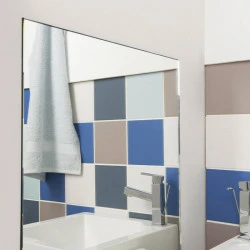 Miroir argenté clair 4 ou 6mm filmé 