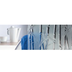 Verre imprimé bamboo clair mat 