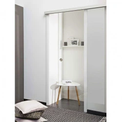 Verre trempé extra clair 8mm, pour porte 