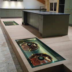 Verre Tri Feuilleté Trempé Clair, épaisseur 32.3mm 