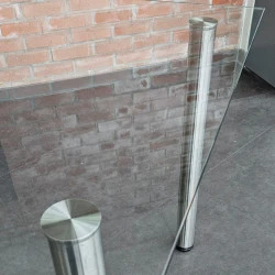 Pied pour table en verre 
