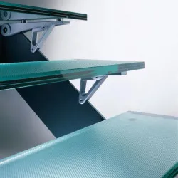 Dalle en verre antidérapante Pixel Flooring® 