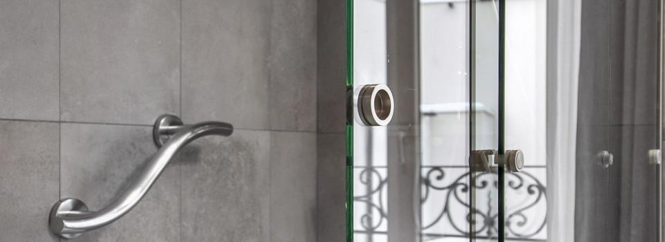 Porte de douche et poignée ronde - Toutverre