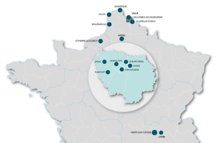 Différents points d'enlèvement - Toutverre